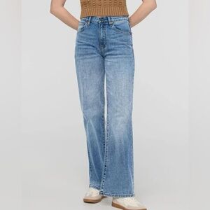 Midweight Denim Wide Leg (Zip Fly) - Vintage Blue